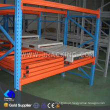 China Os armazéns de aço das cremalheiras do armazenamento da tela de Nanjing Jracking empurram para tras o sistema do racking da pálete